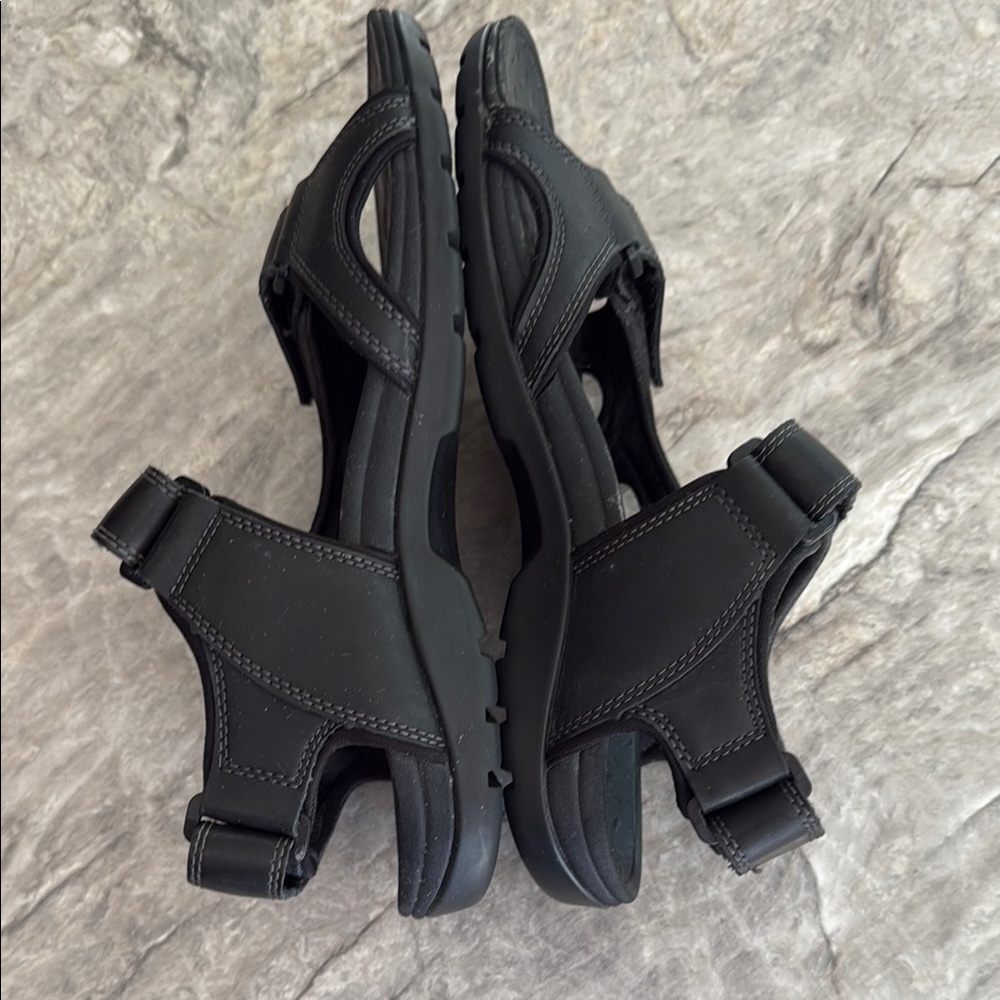 Vionic Men's Garrit Black Strap Sandals Size 8 - Picture 4 of 7